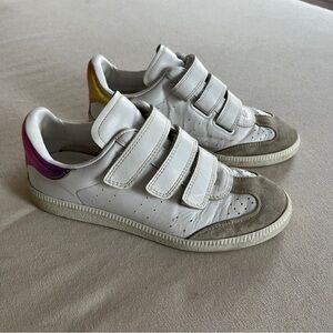 Isabel Marant Beth Classic Sneaker in Metallic Sunset Size 36 US 6